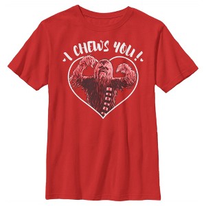 Boy's Star Wars Valentine's Day I Chews You T-Shirt - 1 of 4