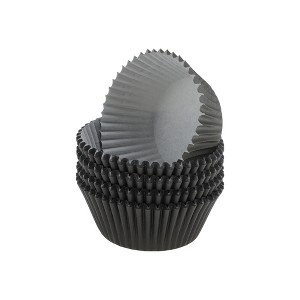 Unique Bargains Solid Color Disposable Baking Cups Greaseproof Paper 1.97"x1.18" 100 Pcs - 1 of 4