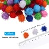 Unique Bargains Creative High Elastic Decoration Home Art Supplies Pom Poms 0.6" - 2 of 4