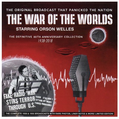 WELLES,ORSON - WAR OF THE WORLDS - DEFINITIVE 80TH 1938-2018 (CD)