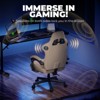 GTPLAYER ACE-Pro Gaming Chair with Footrest, Dual Bluetooth 5.1 Speakers PVC Leather Recliner - 3 of 4