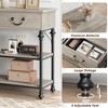 Console Tables for Entryway, Small Entryway Table with 2 Drawers, Narrow Console Table with Storage Shelves - 4 of 4