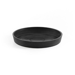 Ecopots Round Recycled Plastic Modern In/Outdoor Planter Flower Pot Saucer - 1 of 4