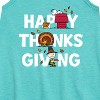- Peanuts - Happy Thanksgiving Icons Graphic Sleeveless Aline Dress - 2 of 4
