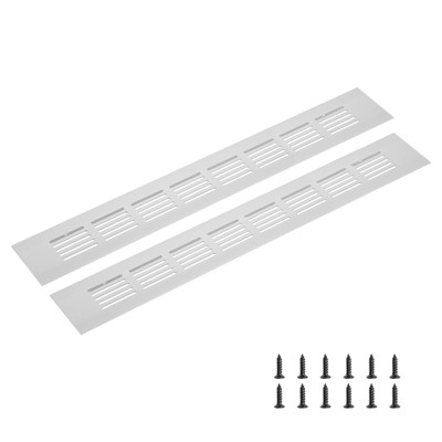 Unique Bargains Rectangle Ventilation Grille, Aluminum
