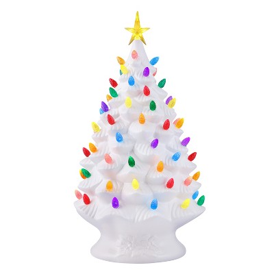 Mr. Christmas Nostalgic Ceramic Led Christmas Tree - White - 24