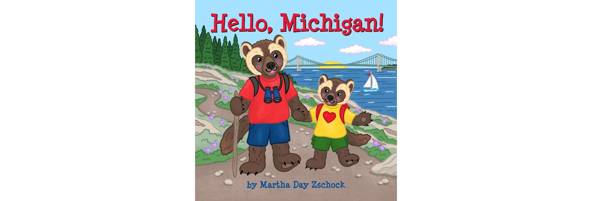 Hello, Michigan! - by  Martha Day Zschock (Board Book)