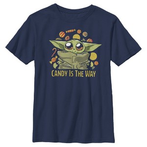 Boy's Star Wars: The Mandalorian Follow the Candy T-Shirt - 1 of 4