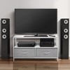 Sorbus 2 Drawer TV Stand Dresser with Wood Top - 2 of 4