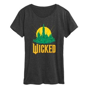 Women's - Wicked - Emerald City Short Sleeve Graphic T-Shirt - 1 of 4