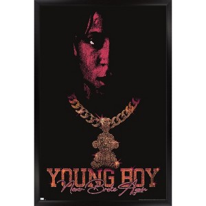 Trends International NBA Youngboy - Holy Framed Wall Poster Prints - 1 of 4