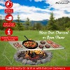 Brentwood 25-In. x 17-In. Heavy-Duty Stainless Steel Portable Folding Campfire Grill with Carry Bag, BB-17X25SS in Silver - 4 of 4
