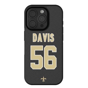Keyscaper NFL New Orleans Saints Players Game Tactic Bump Cell Phone Case for Apple iPhone - 1 of 4