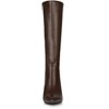 BLISSFUL STEP Women's Halloween Pointed Toe Side Zipper Stiletto Heel Knee High Sock Boots - 3 of 4