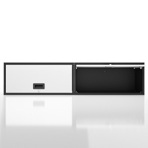 TinyHomie Wall-mounted Metal Garage Cabinet with Doors, Floating Tool Cabinet for Kitchen, Basement, Warehouse - 1 of 4