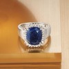 Ross-Simons 4.50 Carat Sapphire and .20 ct. t.w. White Topaz Ring in Sterling Silver - 4 of 4