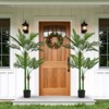 single rod loose tail sunflower 11 leaf pot traveler simulated artificial plant - 2 of 4