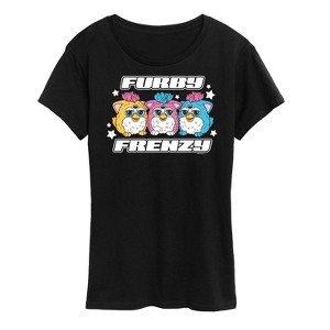 Women's - Furby - Furby Frenzy- Women's Short Sleeve Graphic T-Shirt Short Sleeve Graphic T-Shirt - 1 of 4
