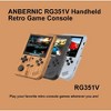 Voacle RG351V Handheld Game Console , Open Source System Built-in WiFi Online 64G TF Card 2500 Games , 3.5inch IPS Screen Retro Game Console (Black) - 3 of 4