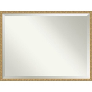 Mila Beveled Wood Framed Bathroom Vanity Wall Mirror - 1 of 4