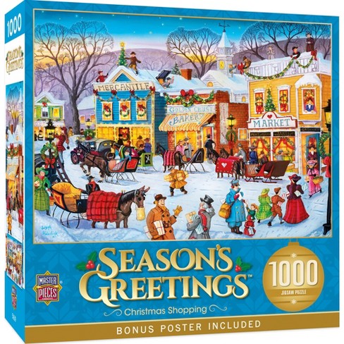 MasterPieces 1000 Piece Jigsaw Puzzle - Christmas Shopping - 19.25"x26.75" - image 1 of 4