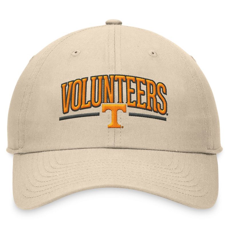 NCAA Tennessee Volunteers Unstructured Washed Cotton Twill Hat - Natural, 2 of 5