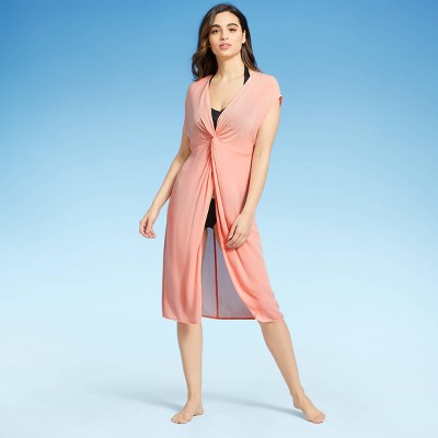 Women's Twist-Front Midi Cover Up Dress - Kona Sol™