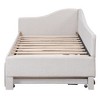 Whisen Twin Size L-Shaped Upholstered Daybed with Pop-Up Trundle, Suitable for Different Places - 3 of 4