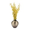 Metallic Aluminum Vase - Modern Decorative Flower Holder - Rippled Design Home Decor Accent for Living Room, Bedroom, Office - 3 of 4