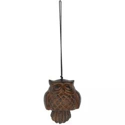 Woodstock Chimes Signature Collection, Woodstock Habitats, 11'' Brown Owl Wind Bell COWL