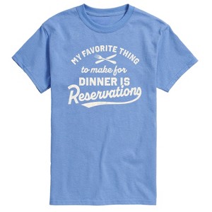 Men's - Instant Message - My Favorite Thing To Make For Dinner Short Sleeve Graphic T-Shirt - 1 of 4