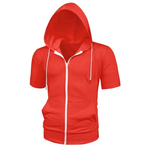 Bright colored zip up hot sale hoodies