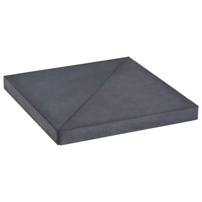 VidaXL Umbrella Weight Plate Black Granite Square 33.1 lb