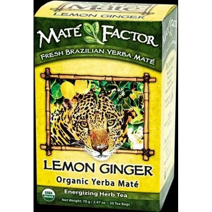 Lemon Ginger Tea by The Mate Factor  -  20 Tea Bag - 1 of 1