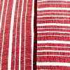 20"x20" Oversize Striped Poly Filled Square Throw Pillow - Rizzy Home - 3 of 4
