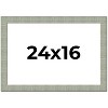 PosterPalooza | Sculpted Blue Picture Frame - UV Acrylic, Backing Board, Hanging Hardware Included - 2 of 4