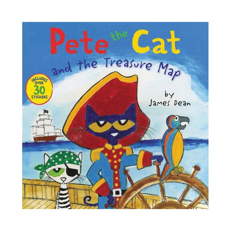 Pete the Cat and the Treasure Map (Paperback) (James Dean), 1 of 2