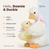 Bearington Downie & Duckie Plush Yellow Duck Stuffed Animal, Adorable ...