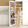 VEVOR Over the Door Pantry Organizer, 9-Tier Pantry Organization and Storage, Heavy-Duty Steel Hanging Spice Rack, Black - 2 of 4