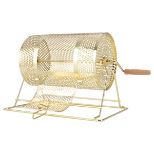 Trademark Poker Small Gold Raffle Ticket Drum - Ticket Spinner Holds Up to 2,500 Tickets or 80 Ping Pong Balls - 1 of 4