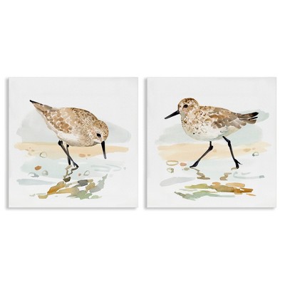 Stupell Industries Sea Birds on Shore, 17" x 17"