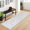 Vintage Medallion Area Rug Washable Rug Non-Slip Foldable Throw Carpet Oriental Floral Print Floor Cover - 3 of 4