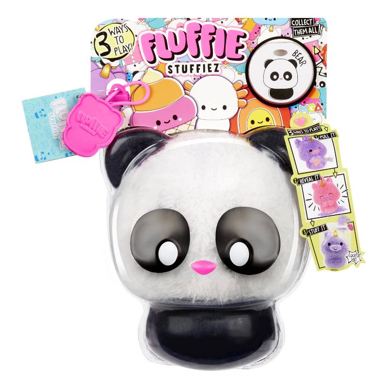 Fluffie Stuffiez Small Plush - Collectible Panda Bear Surprise Reveal, 1 of 10