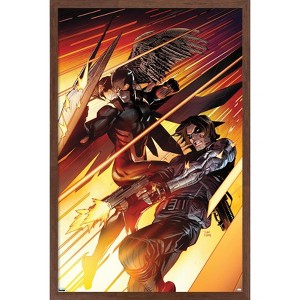 Trends International Marvel Comics Falcon and Winter Soldier - Team-Up Framed Wall Poster Prints - 1 of 4