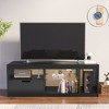 LACOO 55" Black Modern Game Center, TV Stand Fits TV's up to 65 in. - image 2 of 4