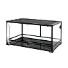 REPTI ZOO 67 Gallon Reptile Glass Terrarium, Double Hinge Door with Screen Ventilation Reptile Terrarium 36" x 24" x 18"(Knock-Down) - image 3 of 4