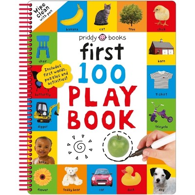 First 100 Play Book - by  Priddy Books (Spiral Bound)