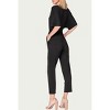 Women's WRAP-EFFECT BELTED STRETCH-JERSEY JUMPSUIT - Fore - 4 of 4