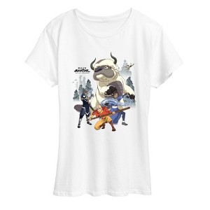 Women's - Avatar - Airbender Group Short Sleeve Graphic T-Shirt - 1 of 4