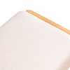 GlasFlength Ottomans and Benches Solid Wood Shoe Storage Bench with Comfort Cushion for Entryway Organization, Beige, 23.62"*11.82"*16.54" - 3 of 4